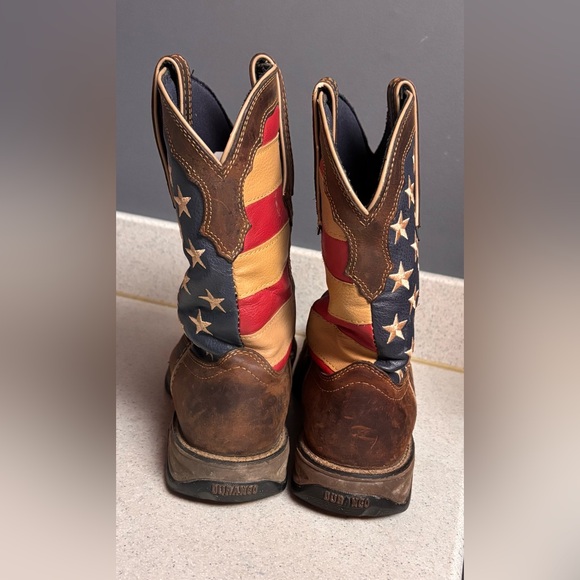 Durango USA Flag Boots Patriotic RD4414 Womens Cowgirl Leather Distressed Sz 9 M - Picture 4 of 7